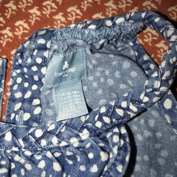 Baby Gap Denim Tank Dress 12-18M - EUC - Picture 3 of 3